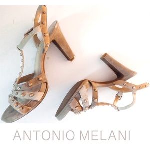 Antonio Melani strappy studded heels